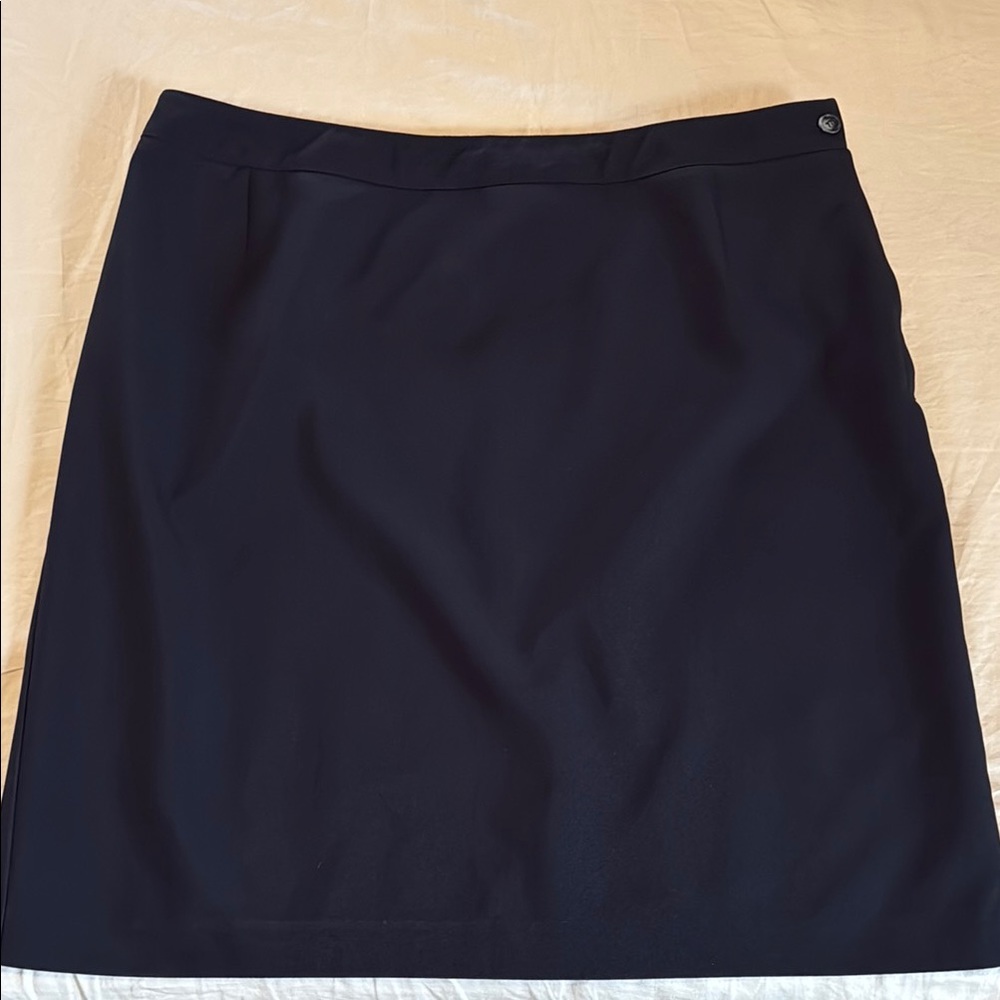 New York & Company Blue A-Line Mini Skirt